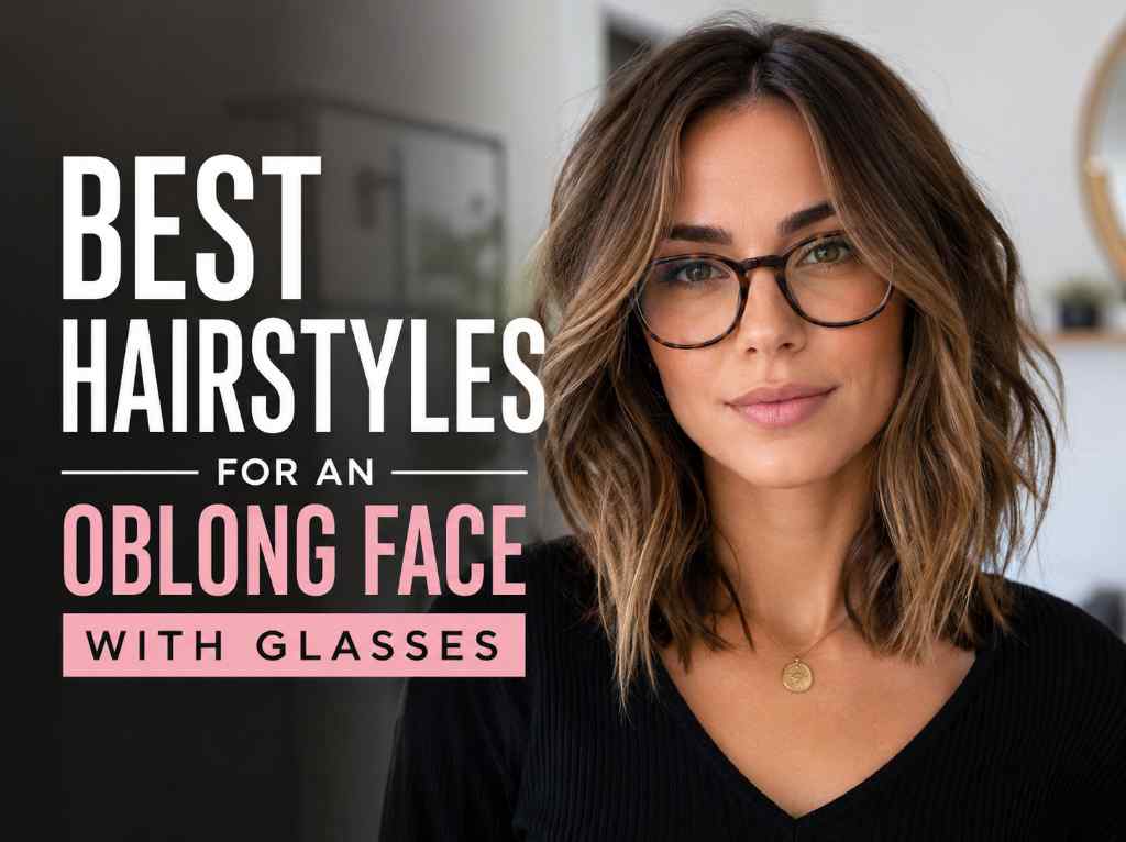 Home Best Hairstyles for an Oblong Face with Glasses