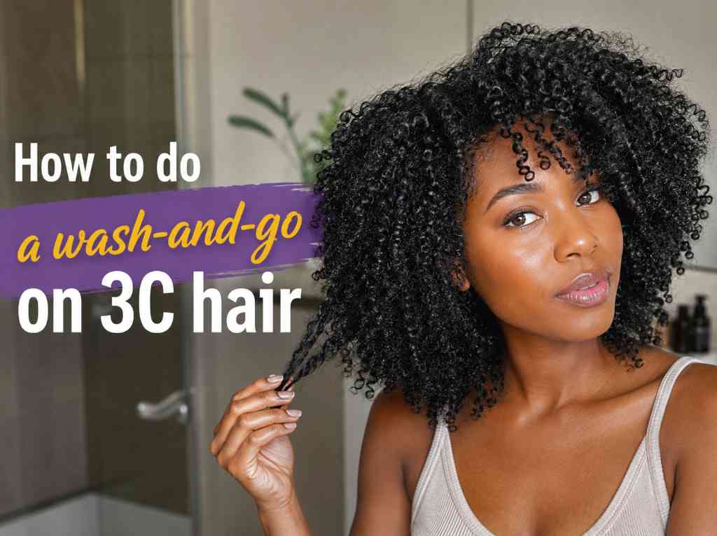Home How to do a wash-and-go on 3C hair